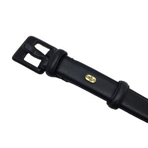 Ralph Lauren Navy Leather Belt 1 Inch wide 37 Inch Length